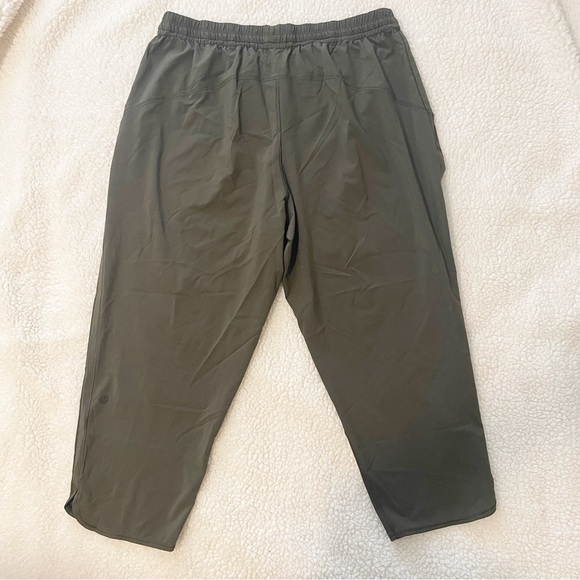 Lululemon Keep It Classic Crop Olive Green Pants size 12 - Picture 5 of 8